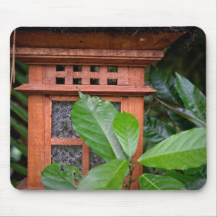 Photograph - Balinese Wooden Lantern Mouse Pad