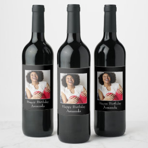 Photograph Frame, Custom Photo – Personalised Wine Label