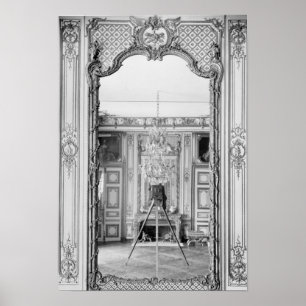 Photograph of a mirror at Chateau de Versailles Poster