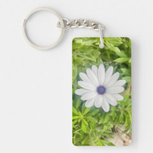 Photograph of African Daisy on a keychain