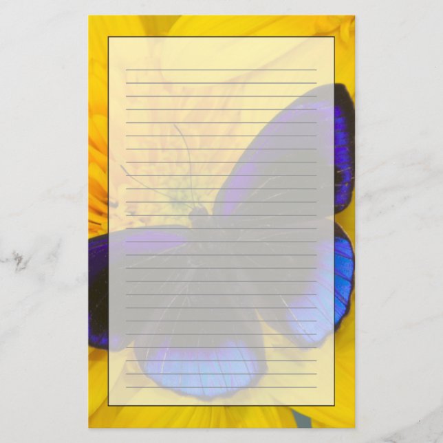 Photograph of Butterfly Stationery (Front)