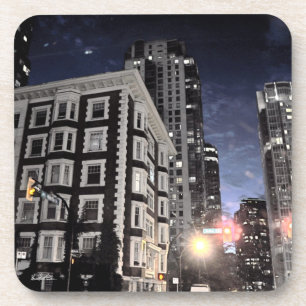 photograph of city the night coaster