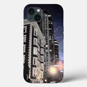 photograph of city the night iPhone case