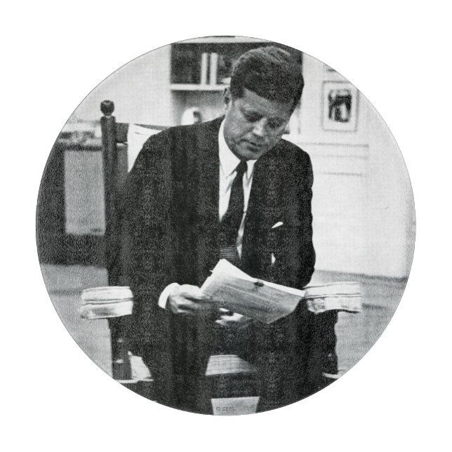 Photograph of John F. Kennedy 2 Cutting Board (Front)