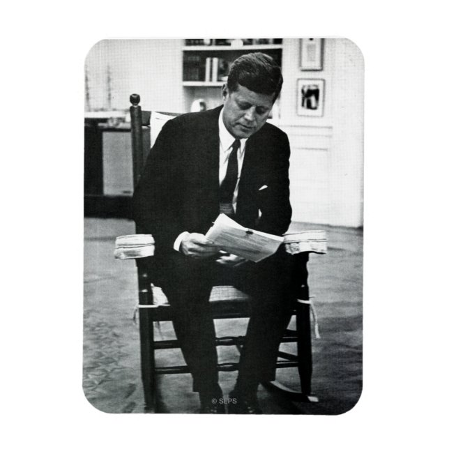 Photograph of John F. Kennedy 2 Magnet (Vertical)
