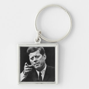 Photograph of John F. Kennedy 3 Key Ring