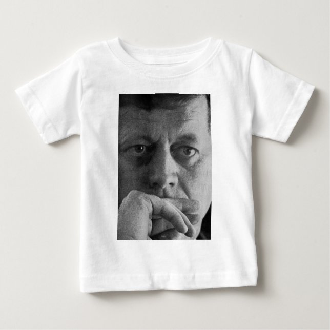 Photograph of John F. Kennedy Baby T-Shirt (Front)