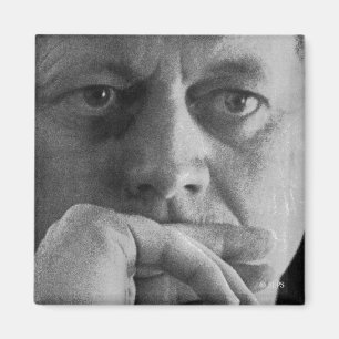 Photograph of John F. Kennedy Magnet