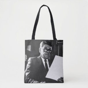 Photograph of Ronald Reagan Tote Bag