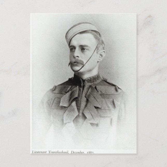 Photograph of Sir Francis Younghusband Postcard (Front)