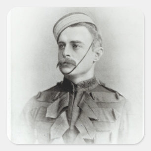 Photograph of Sir Francis Younghusband Square Sticker