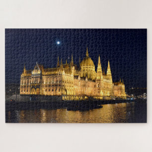 Photograph of the parliament building in Budapest Jigsaw Puzzle