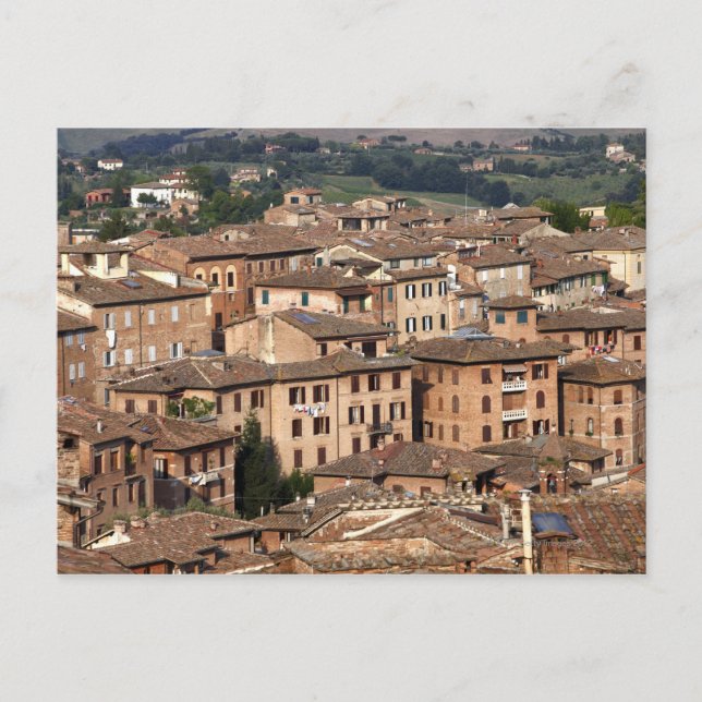 Photograph taken in Siena, Italy. One can see Postcard (Front)