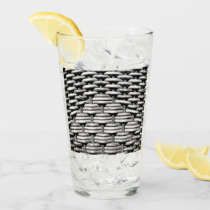 Photographed braid, abstract and interesting grey  glass