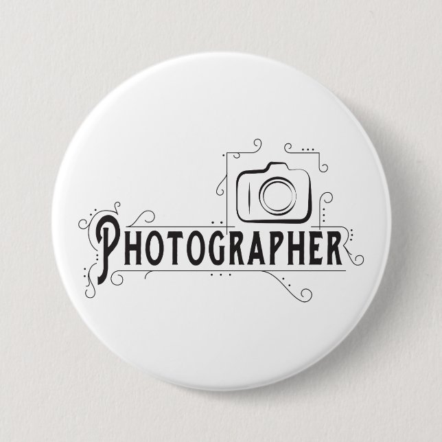 Photographer 7.5 Cm Round Badge (Front)