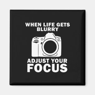 Photographer Adjust Your Focus Magnet