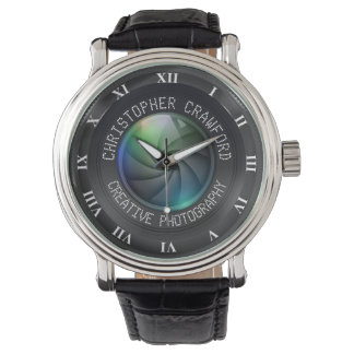 Photographer And Photography Business Camera Lens Watch