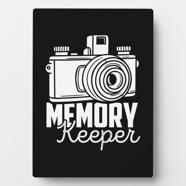 Photographer Are Memory Keeper Plaque (Front)