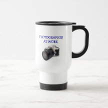 PHOTOGRAPHER AT WORK - Travel Mug