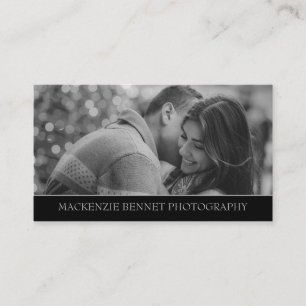 Photographer Black & White Photography  Business Card