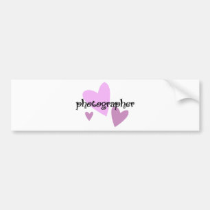Photographer Bumper Sticker