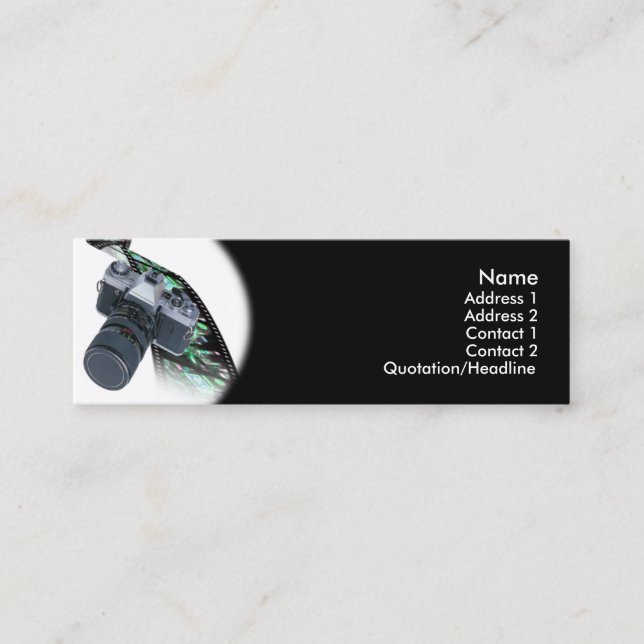Photographer Business Card (Front)