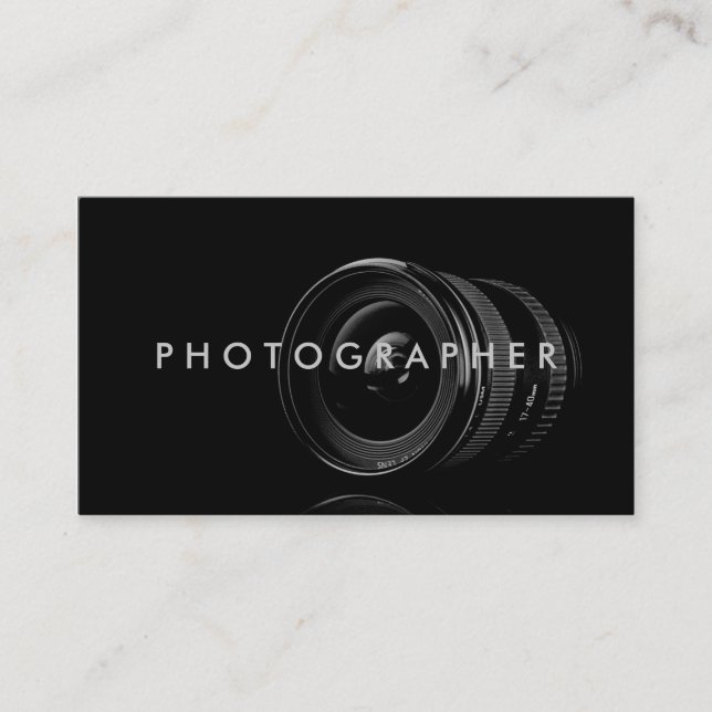 Photographer business card (Front)