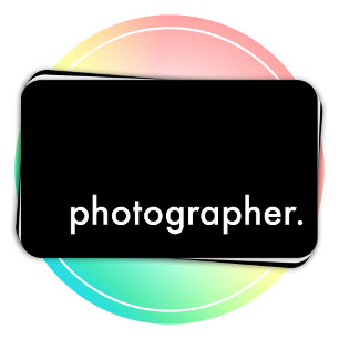 photographer. business card