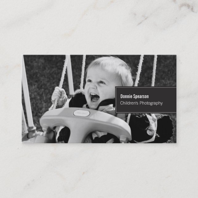 Photographer Business Card Template (Front)