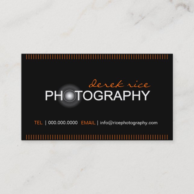 Photographer Business Cards (Front)