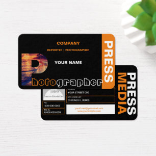 Photographer Business Cards
