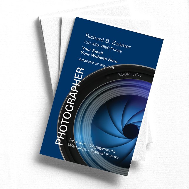 Photographer Business Cards (Creator Uploaded)