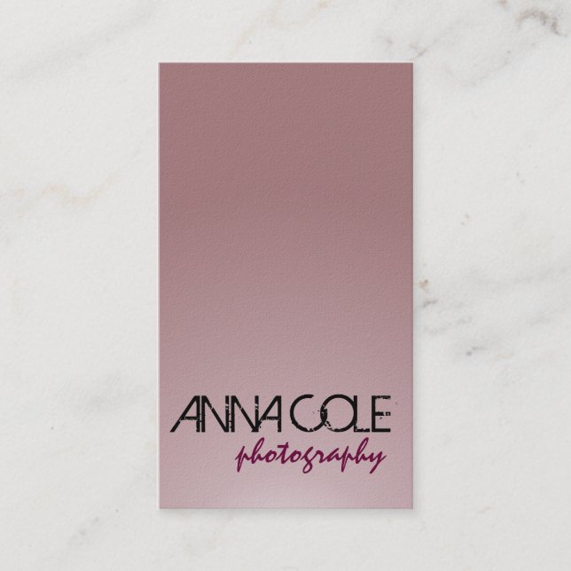 Photographer - Business Cards (Front)