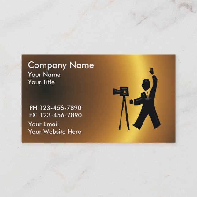 Photographer Business Cards (Front)