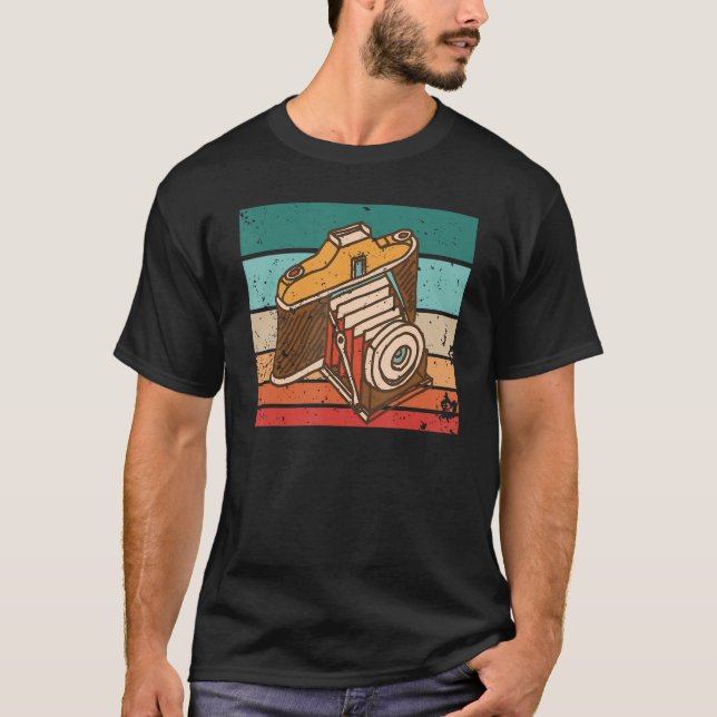 Photographer Camera   Vintage Photography Art Men  T-Shirt (Front)