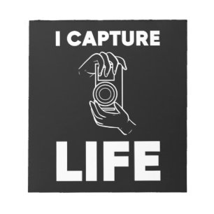 Photographer Capture Life Notepad