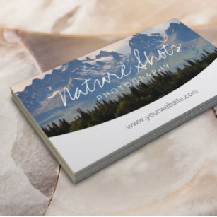 Photographer Custom Cover image Photography Business Card