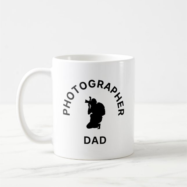 Photographer Dad Capturing Moments  Coffee Mug (Left)