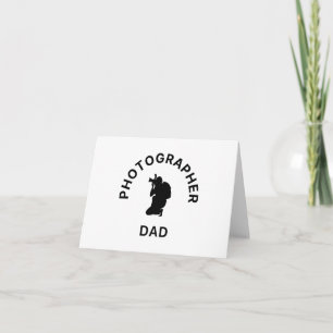 Photographer Dad Thank You Card