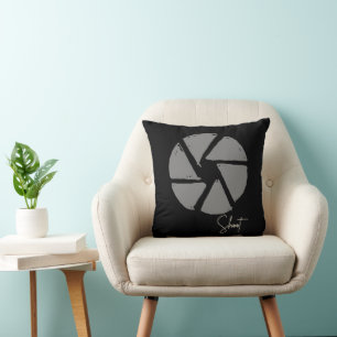 Photographer Design Vintage Aperture Retro Camera Cushion
