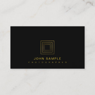 Photographer Elegant Photography Stylish Luxury Business Card