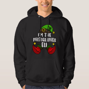 Photographer Elf Matching Family Group Christmas P Hoodie