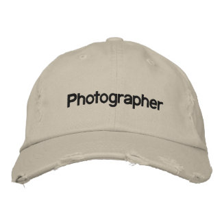 Photographer Embroidered Hat