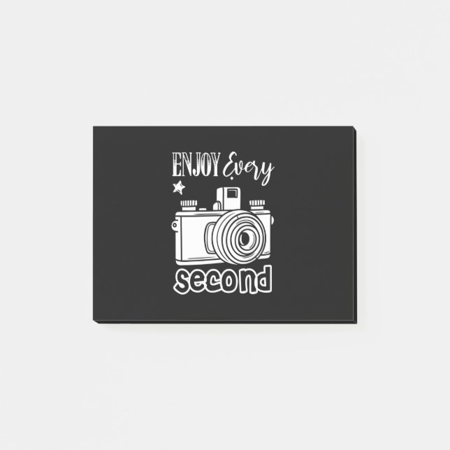 Photographer Enjoy Every Second Post-it Notes (Front)