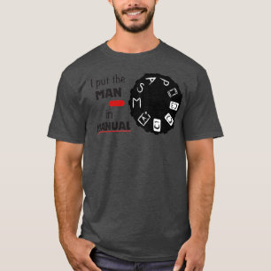 Photographer Filmmaker Manual Camera Setting T-Shirt