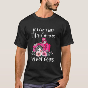 Photographer For Women Camera With Flowers T-Shirt