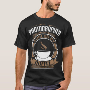 Photographer Fuelled By 2 go coffee cup  T-Shirt