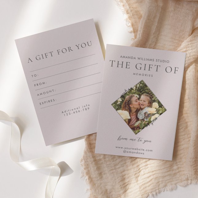 Photographer Gift Card Certificates (Creator Uploaded)