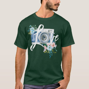 Photographer Gift Cute Shirt for Women Camera