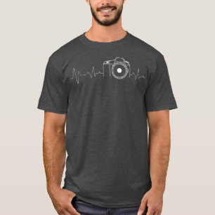 Photographer Gift Idea HeartBeat Photography Came T-Shirt